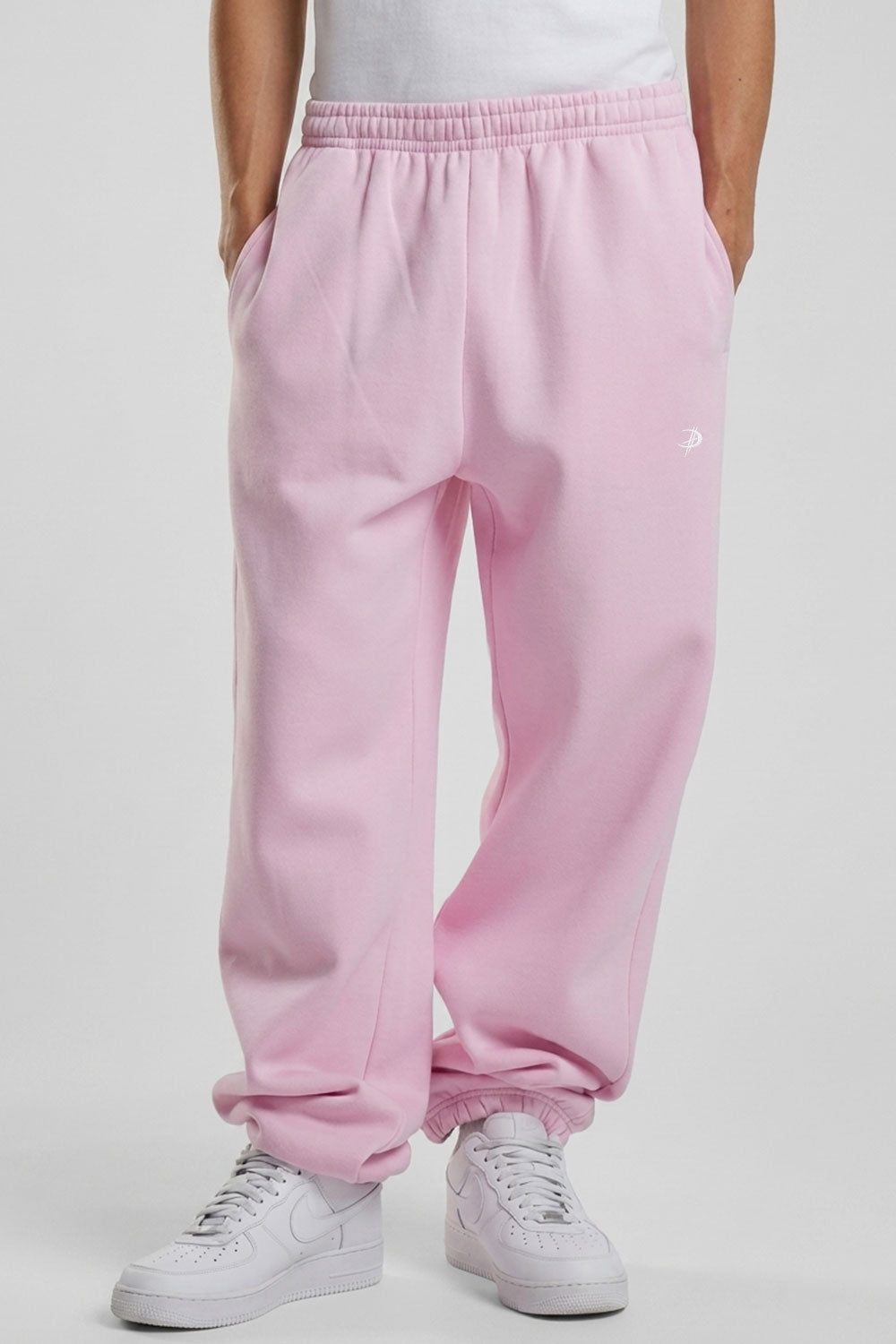 DEZHA DH LUNOX CUFFED PANTS – Premium Loose Fit Jogger mit gesticktem DH Lunox Logo, 330 GSM und hochwertigem Streetwear-Design.