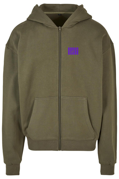 Zip Hoodie, Anime, HxH, Berlin, Zipper, Streetwear, Fashion, Hype, Oversize, Beige, Manga, Inspired, Purple
