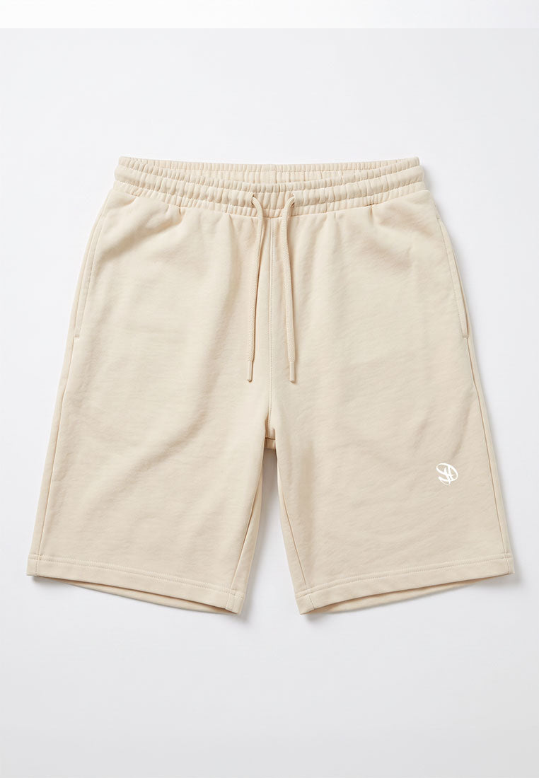 DEZHA DH Heavy Shorts aus 460 GSM Baumwolle mit gesticktem DH Logo, Regular Fit, elastischem Bund und Seitentaschen.