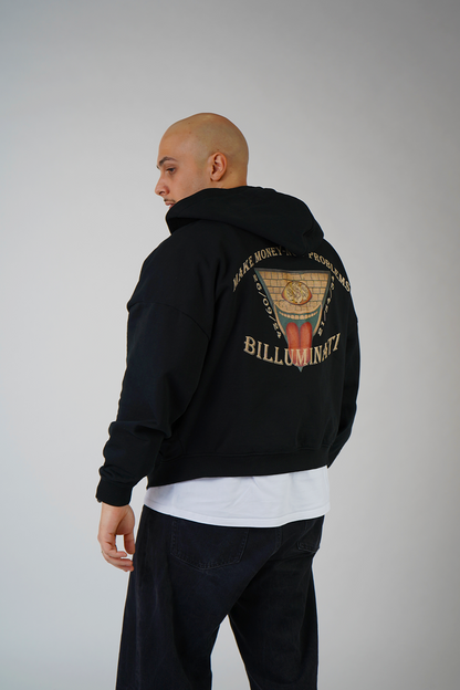 streetwear, hoodie, zipper, zip hoodie, cartoon, money, high quality, premium, anime, manga, fashion, style, hood, print, design