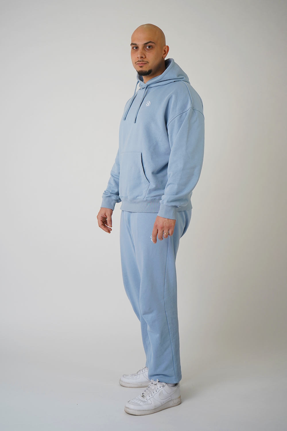 fitness, hoodie, babyblue, gym, oversize, tracksuit, cotton, high quality, premium, shoulder drop, heavy, blue, training, sportswear