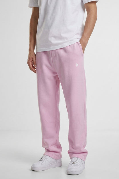 DEZHA DH LUNOX STREET PANTS in Pink -  Premium Loose Fit Jogger mit gesticktem DH Lunox Logo und 330 GSM.